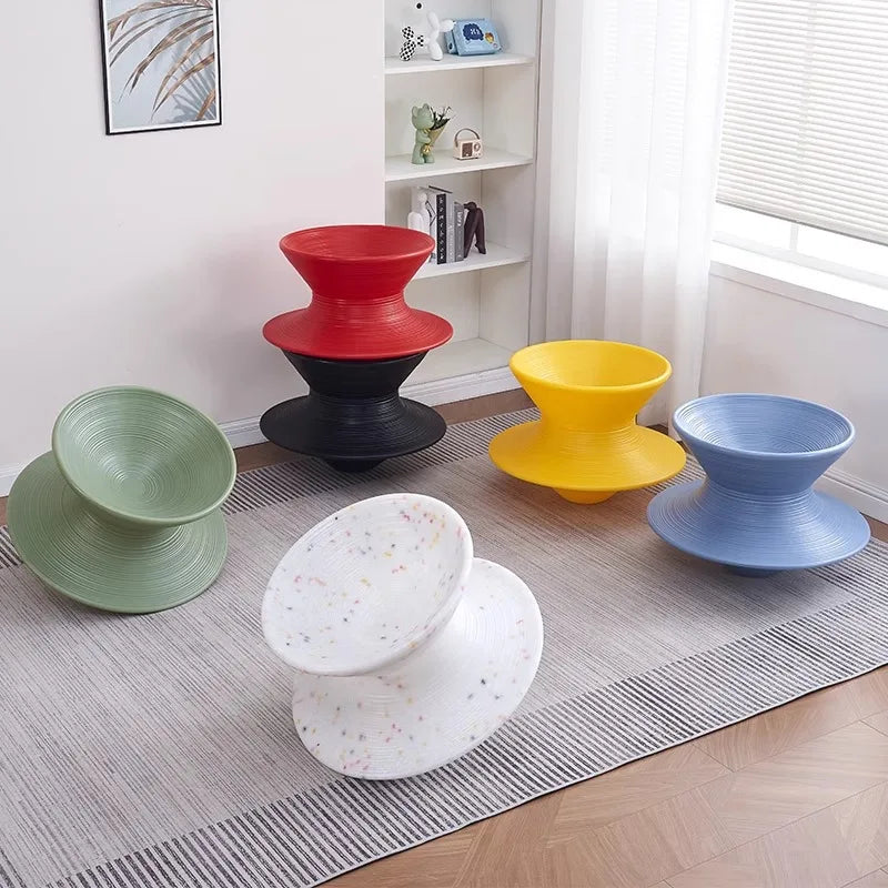 Nordic ins Internet celebrity creative gyro chair shopping mall leisure seat amusement park 360 degree rotating tumbler stool Oasis Select