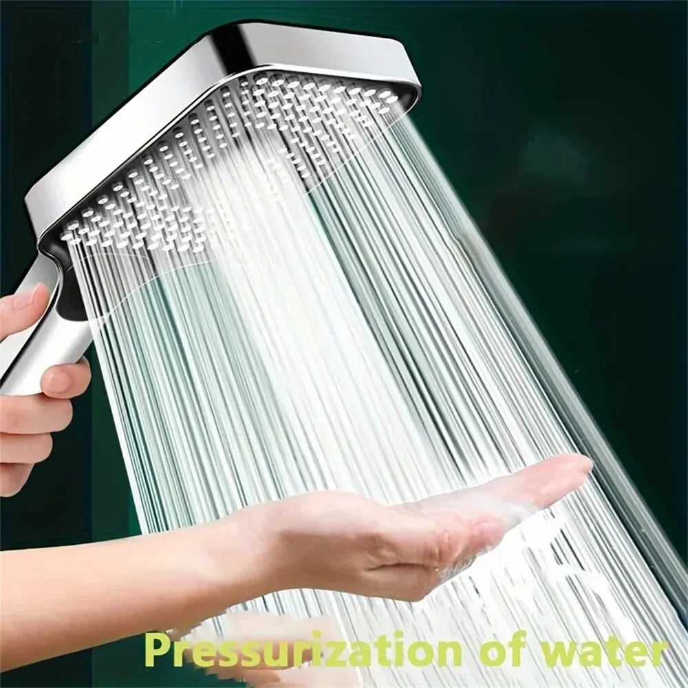 Adjustable Shower Head 3 Mode Rainfall Shower Large Flow Showerhead High Pressure Water Saving Shower Mixer Bathroom Accessories Oasis Select