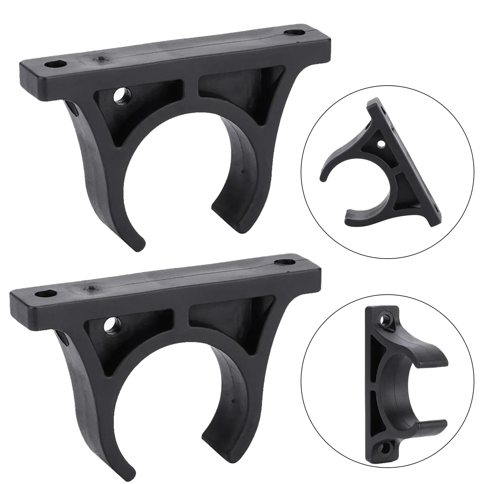 1 Pair Paddle Holders Kayak Oar Holder Plastic Paddle Clips Mounting Keeper For Canoes Kayaks Boats Accessories Oasis Select