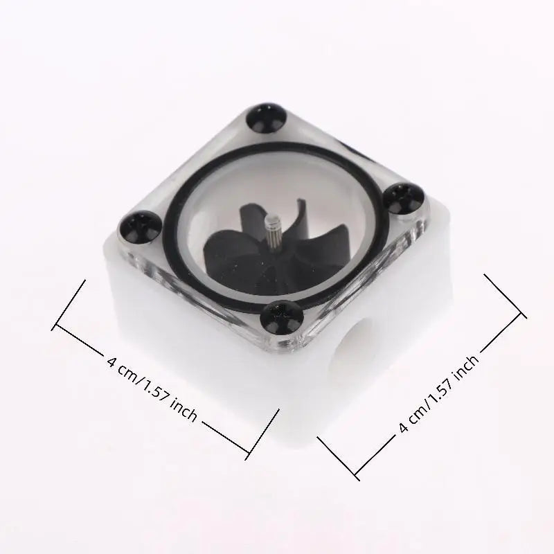G1/4 Thread Water Cooling Flow Meter 2 Way Design Water Meter Indicator Bi Directional Meter Water Cooling System Oasis Select