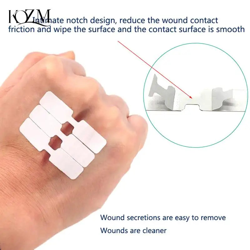 10-Pack Waterproof Butterfly Wound Closure Bandages | First Aid