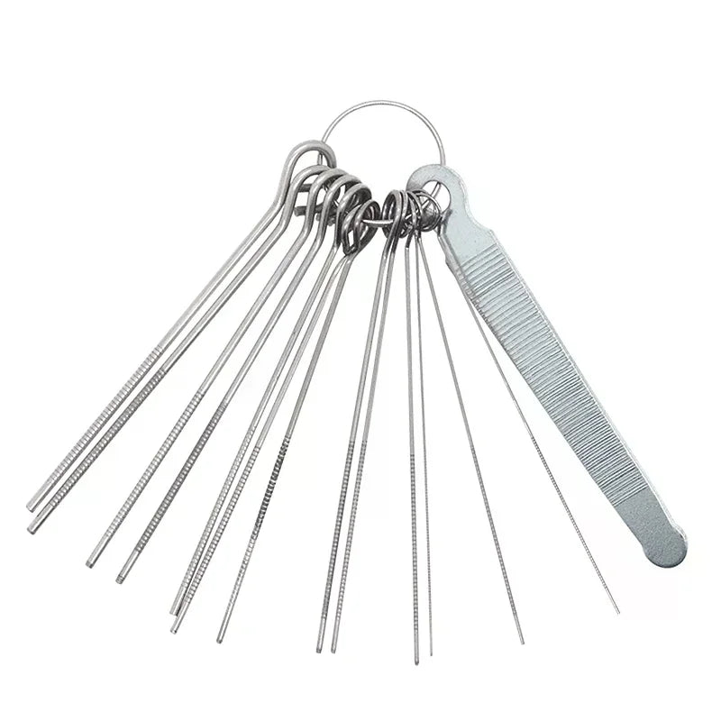 1Set Guitar Nut Slotting File Kit DIY Slot Saw Rods Filing Set Luthier Stringed Instrument Guitar Accessories Guitar Repair Tool Oasis Select