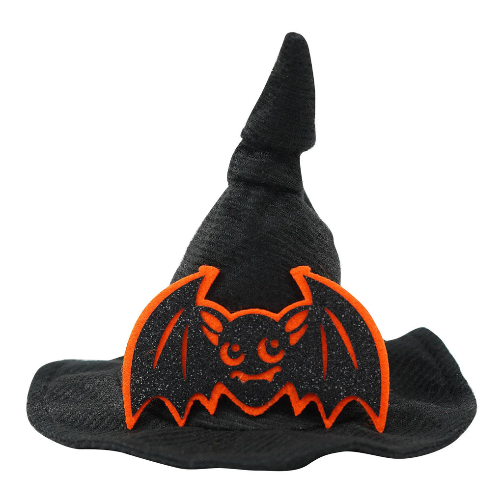 Halloween Spider Web Witch Hat Elastic Hair Band Pet Supplies Dog Cat Pumpkin Bat Hat Hair Accessories Happy Helloween Party Oasis Select