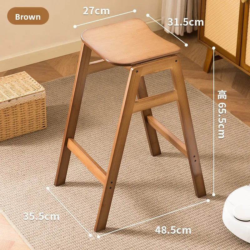 Bar chair Bar chair Cafe high stool Bar chair Simple modern Takashimadai tea table Leisure negotiation chair Oasis Select Rice White