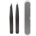 Eyebrow tweezer & eyebrow scissors set, stainless steel multifunctional eyebrow & facial hair trimming beauty, eye styling tool Oasis Select Style 4