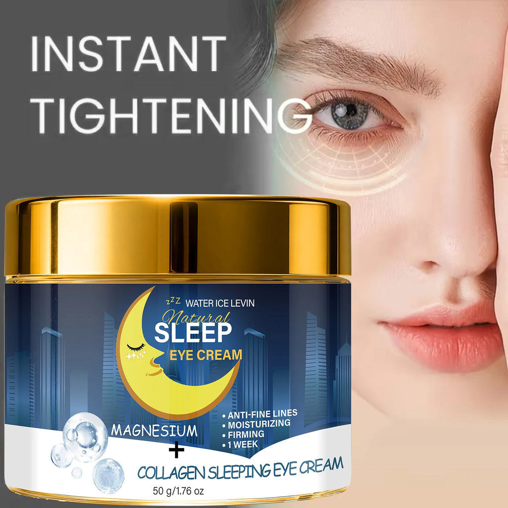 Collagen Sleeping Eye Cream – Bee Venom & Magnesium Anti-Aging Overnight Eye Cream Oasis Select