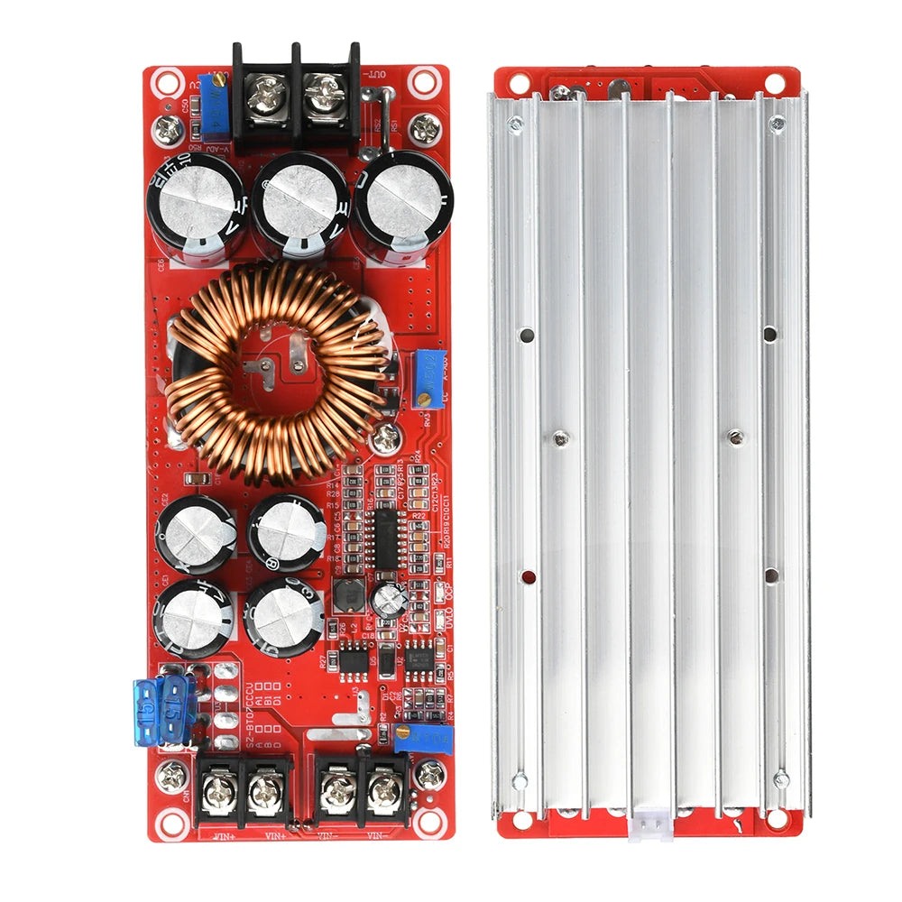 1200W 20A DC-DC Boost Converter Step Up Power Supply Module 8-60V To 12-80V Adjustable Voltage Charger Oasis Select Default Title