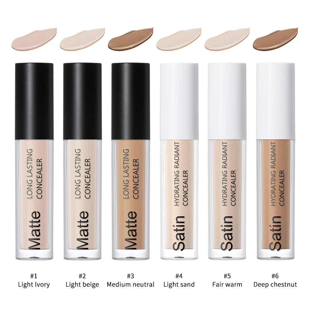Long Lasting Highly Concealer Full Coverage Pigmented Matte Finish Medium Neutral 6 Colors Camo Concealer Makeup Oasis Select