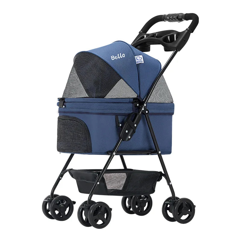 Bello SP02 manufacturer sells pet carts for foreign trade, lightweight foldable pet carts for dog outings Oasis Select