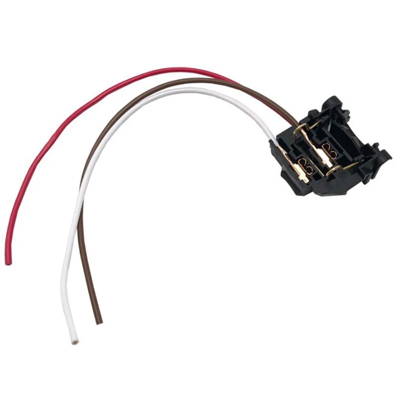 Black Car H7 Low Beam Lamp Headlight Bulb Holder Adapter Harness Fit for Focus 2 MK2 Focus 3 MK3 Oasis Select