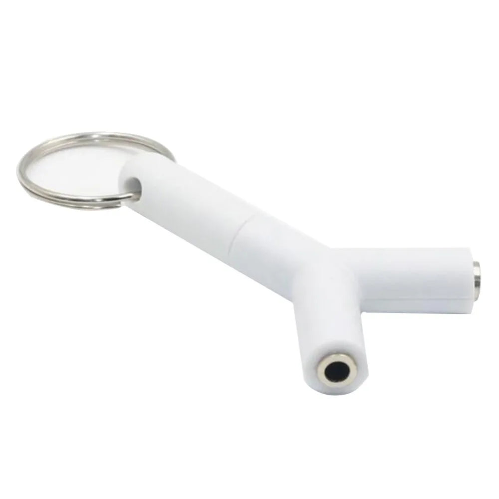 3.5mm Headphone Splitter Adapter – Dual AUX for Two Earphones
