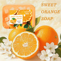 Sweet Orange Jelly Soap, enriched with sweet orange and glycerin, deeply cleanses the face and body, hydrates and moisturizes Oasis Select orange 100G