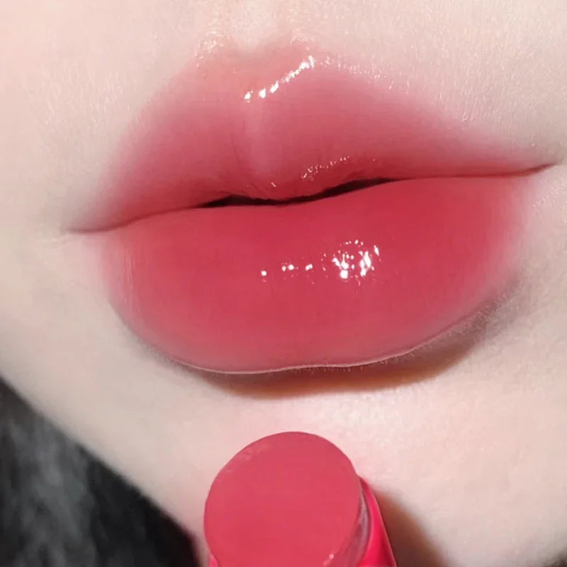 LUXURYTO Glitter Lip Gloss – Glass Mirror Shine, Clear & Red Glitter Lip Gloss Oasis Select 08