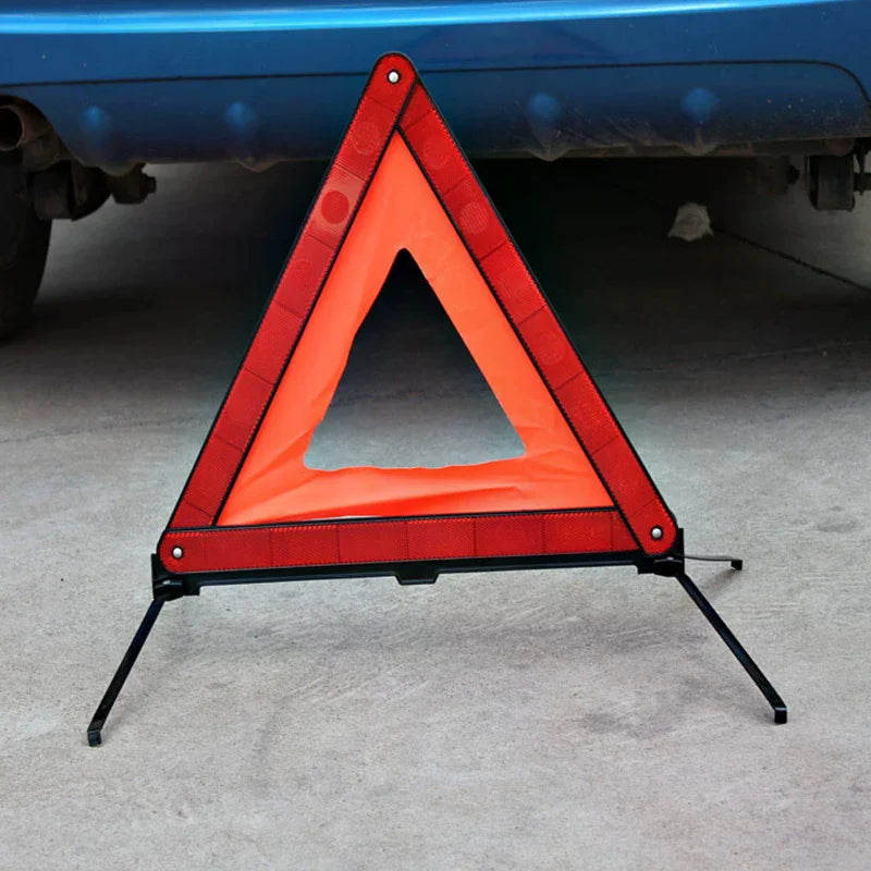High Visibility Reflective Strips: Foldable Tripod Signs for Car Emergencies Oasis Select