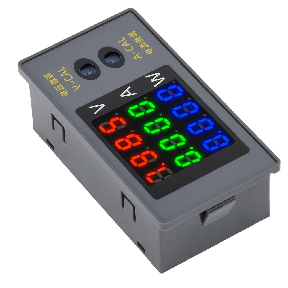 Digital Voltmeter Ammeter Wattmeter Voltage Current Energy Meter DC 0~100V 10A 1000W High Precision Power Meter Oasis Select