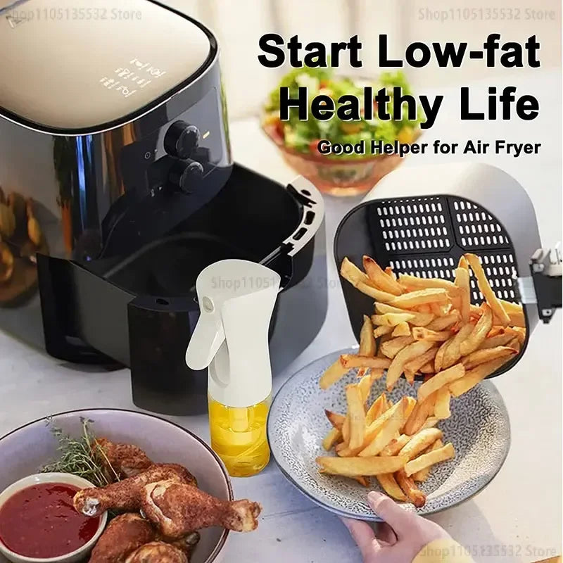 200/300/500ml Oil Spray Olive Oil Spray Bottle Kitchen Cooking Dispenser Camping Baking Vinegar Soy Sauce Sprayer Containers Oasis Select