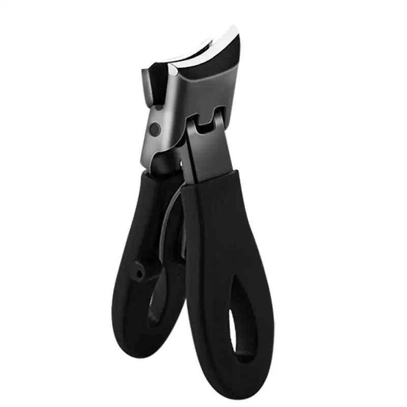 Slanted Nail Clippers Wide Jaw Opening Slanted Curved Nail Trimmer For Thick/Ingrown Nails Stainless Steel Pedicure Tool Oasis Select