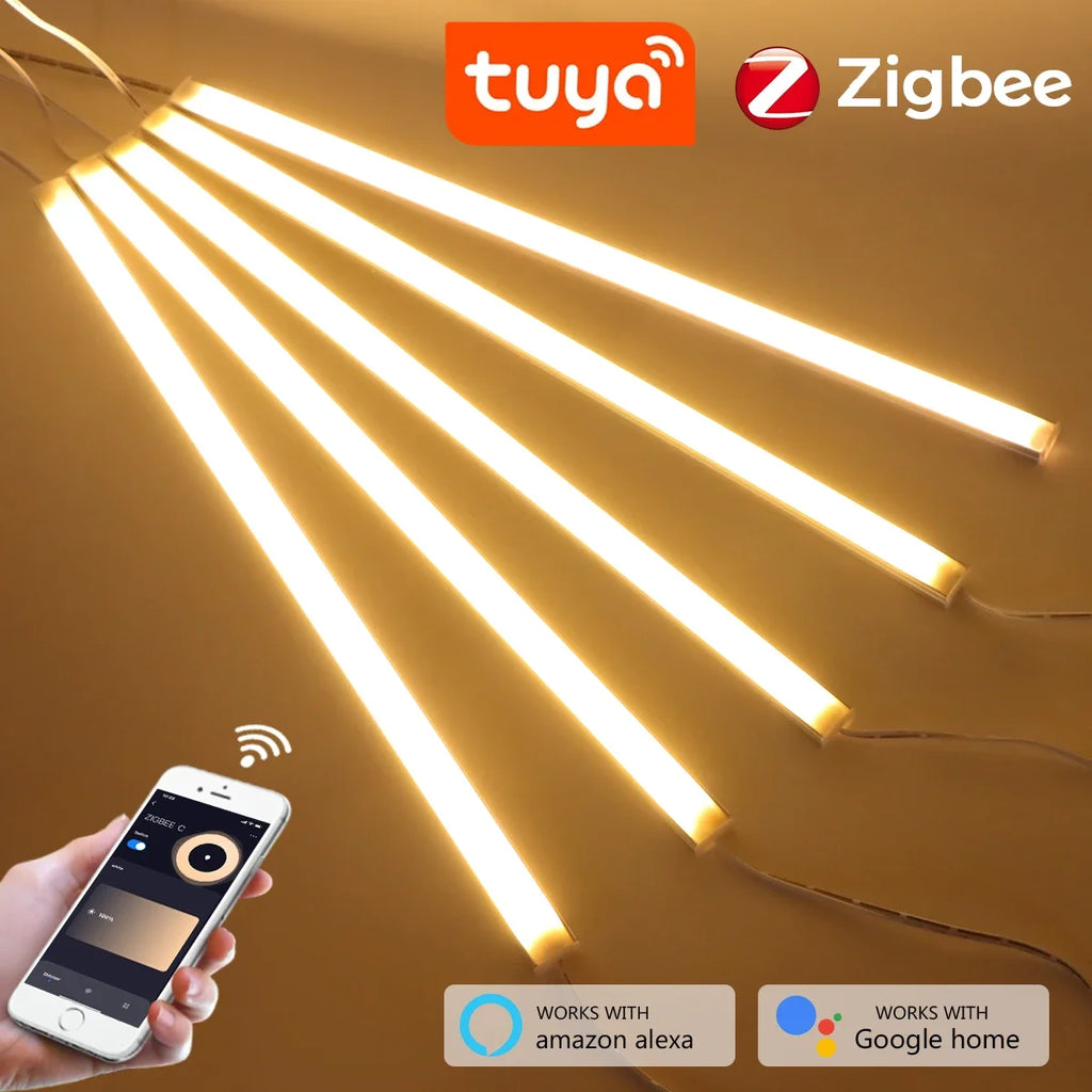 Smart Home Convenient Lamp 12V Zigbee LED Bar Light Tuya app Control House Lamp,Kitchen Foyer Night Lighting,Support Alexa Googl Oasis Select