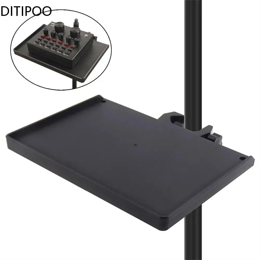 Sound Card Tray Universal Live Microphone Stand Sound Card Tray Clip Holder For Live Tripod Bracket Mic Holder Accessories Oasis Select