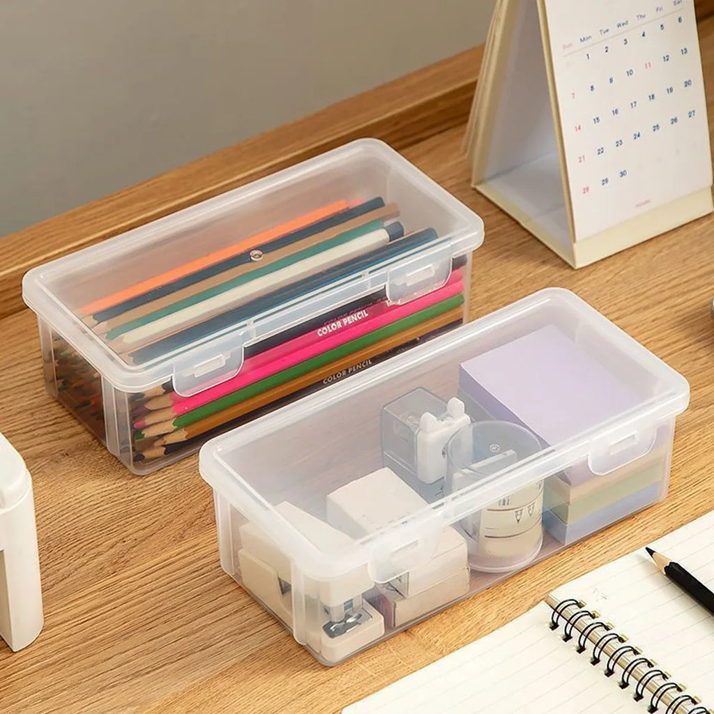 1pc data cable storage box with lid, charger, USB flash drive, headphone storage container, miscellaneous sorting box Oasis Select