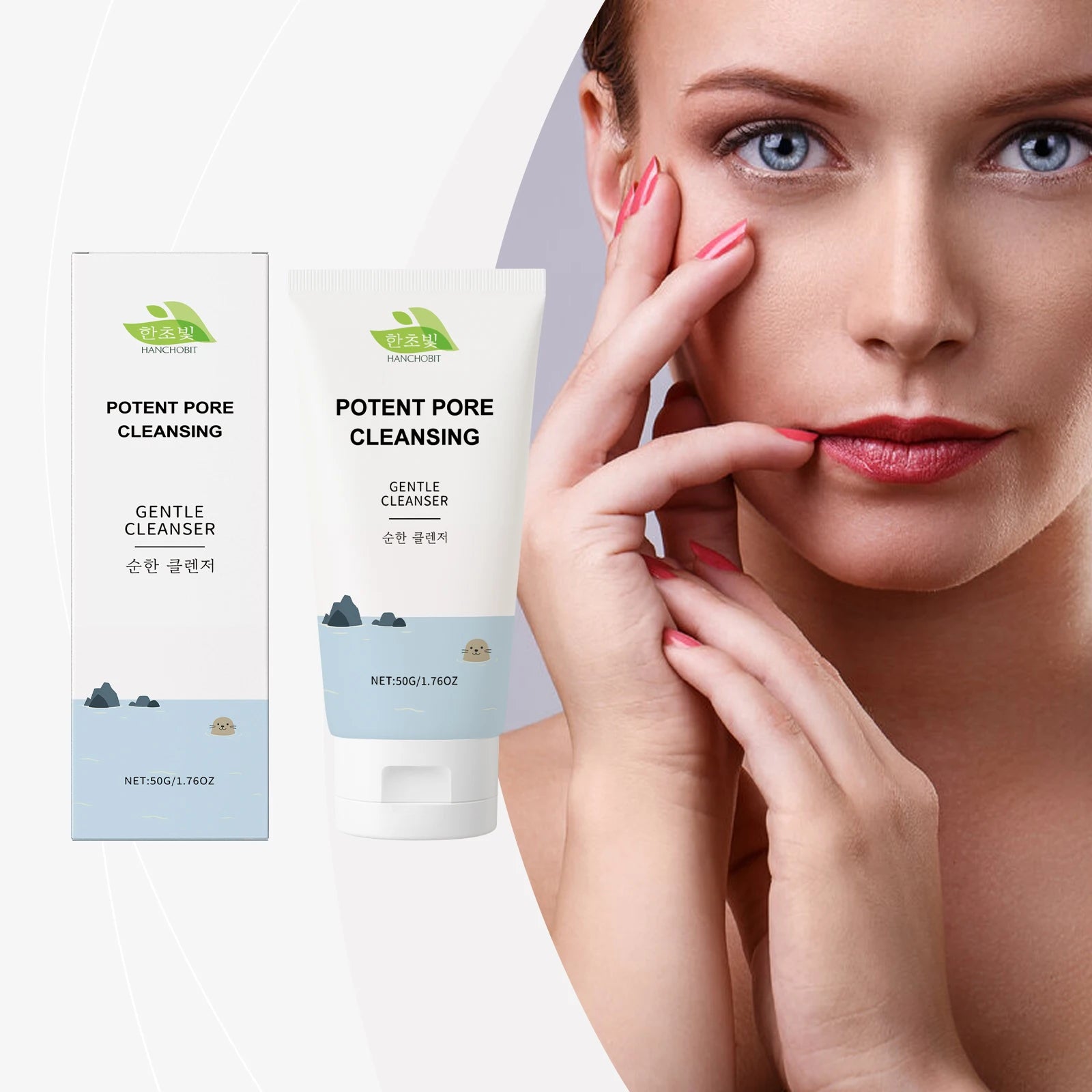 HANCHOBIT Moisturizing Face Cleanser – Hydrating & Pore Refining Facial Cleanser Oasis Select