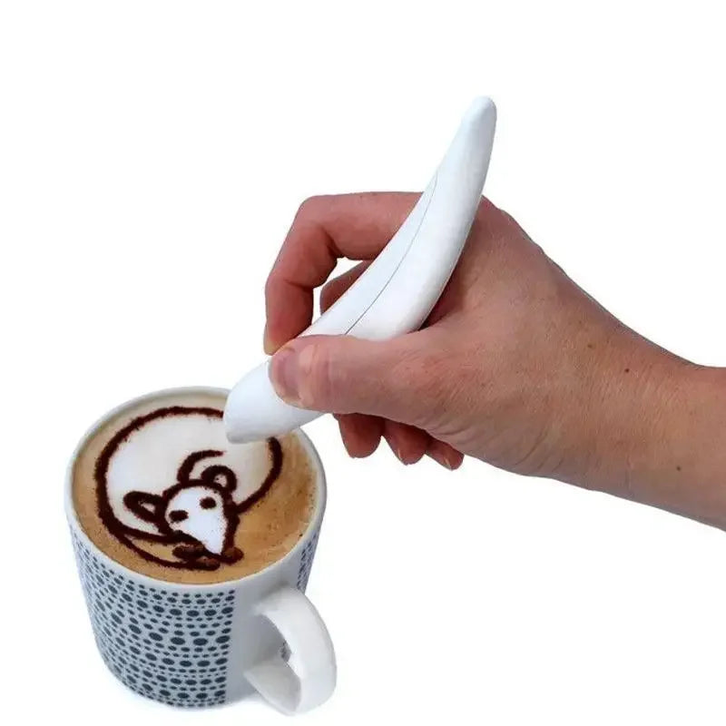 Electrical Coffee Pen Spice Pen Latte Milk Art Pen for Coffee Cake Decoration Pen To Draw In Coffee Barista Tools Bar Supplie Oasis Select