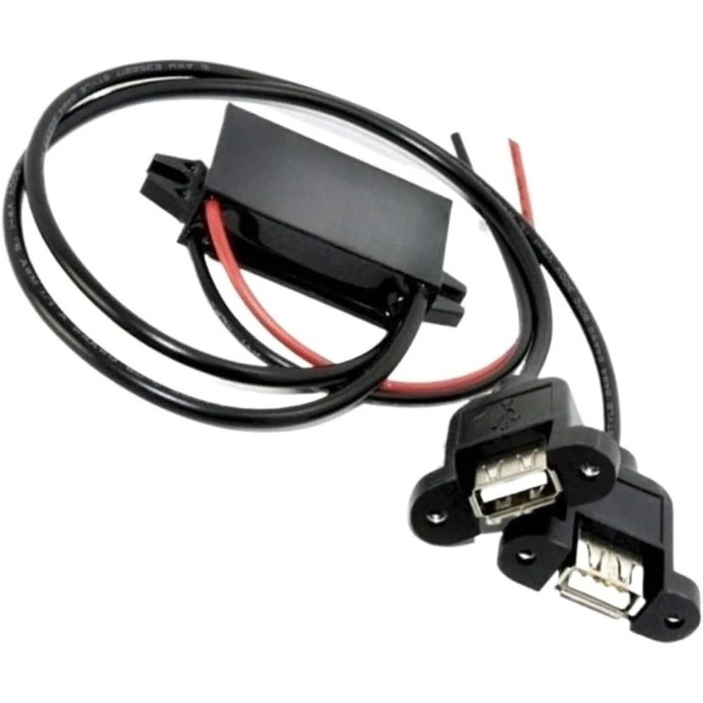 DC/DC 12V 24V To 5V 3A Converter Module 15W Regulator Power Supply For Type-C Micro USB Output Car Charger Lighting Equipment Oasis Select Double ear 12V 24V 5V 3A