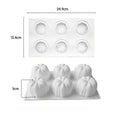 Halloween Pumpkin Silicone Mold Handmade Soap Tools Pastry Aromatherapy Candle Abrasive DIY Holiday Souvenirs Home Decor Gifts Oasis Select B