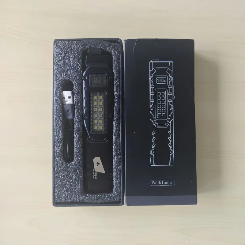 SHINEKNOT EDC Tactical Flashlight 1300LM | Red, UV & Clip