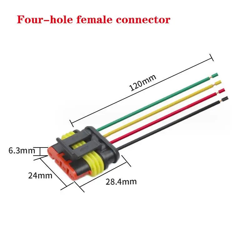 1-6 Pin Male/Female Electrical Connector Kit, 18AWG, Quick Disconnect Socket for Truck, Car Rapid Wiring Solutions Oasis Select A8