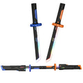 Colorful Streamer Glowing Sword Toys with Spark & Smoke Effect Light Sword Kids Adult Toys Holiday props sword Decompression Toy Oasis Select 1SET