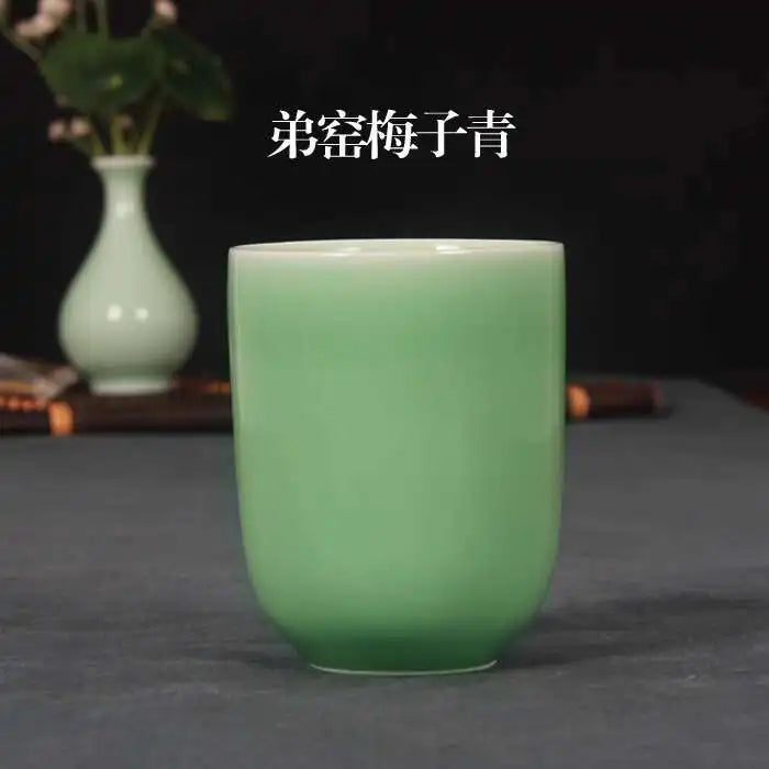 Longquan Celadon Water Cup Purple Clay Ceramic Tea Set, Creative Tea Cup, Tea Cup Couple's Kung Fu Tea Cup Oasis Select 1