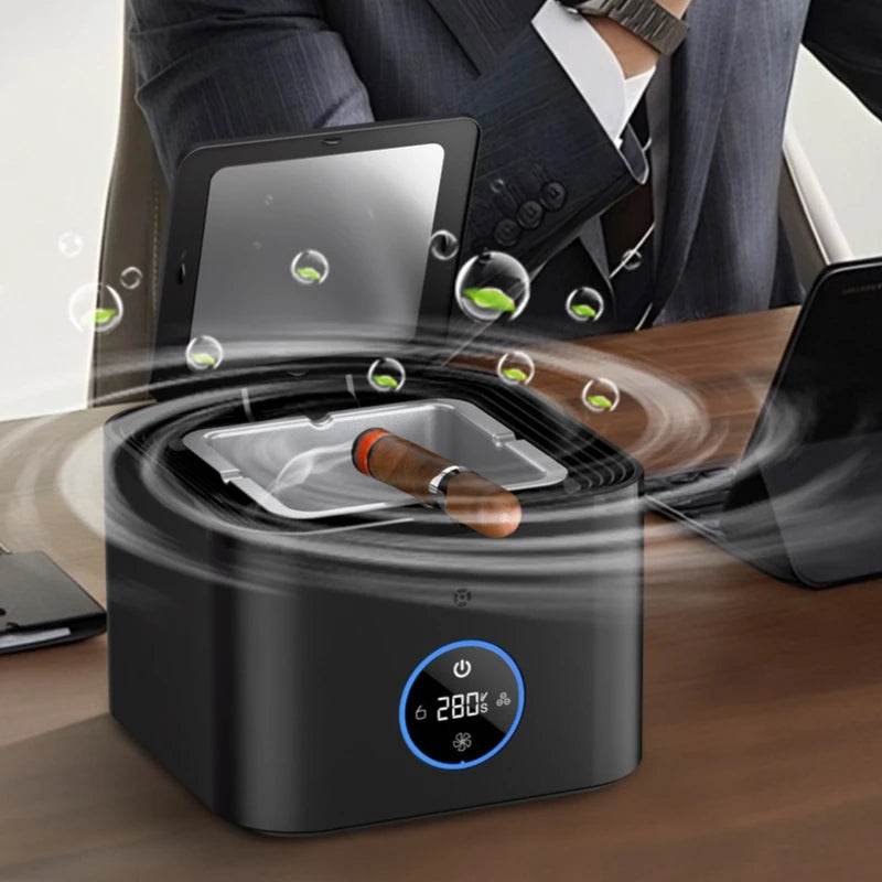 Smart Ashtray Air Purifier Multifunctional Removal Second-hand Smoke Household And Commercial Desktop Negative Ion Purifier Oasis Select