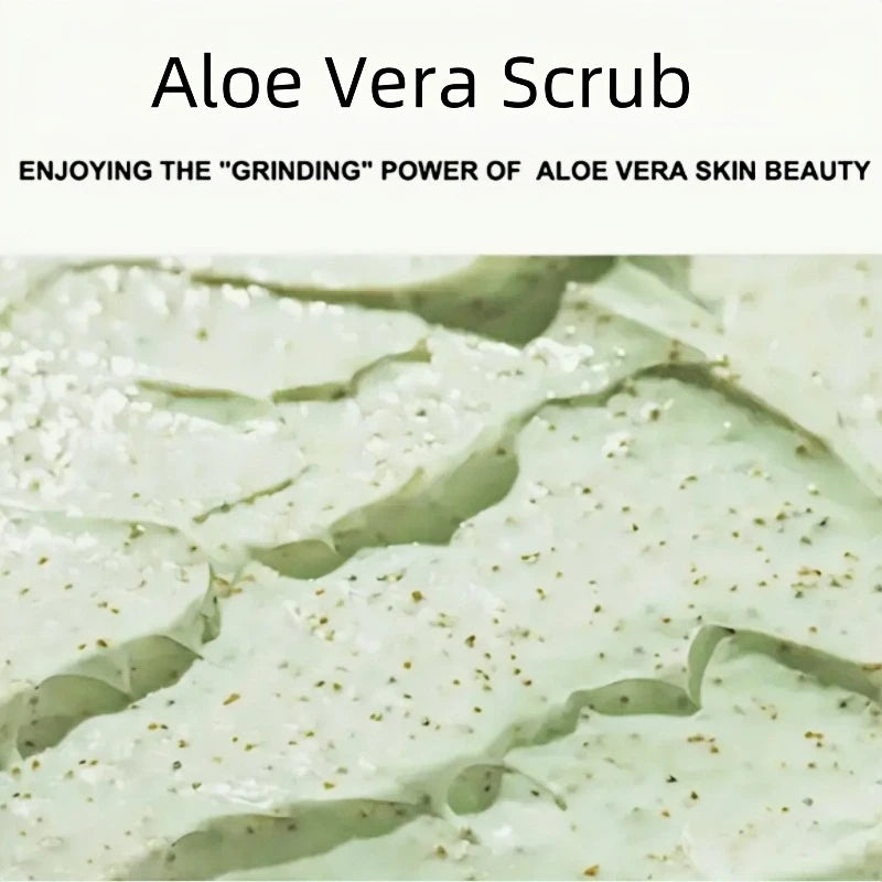 SADOER 500g Aloe Vera Exfoliating & Purifying Body Scrub Exfoliating Body Scrub Oasis Select