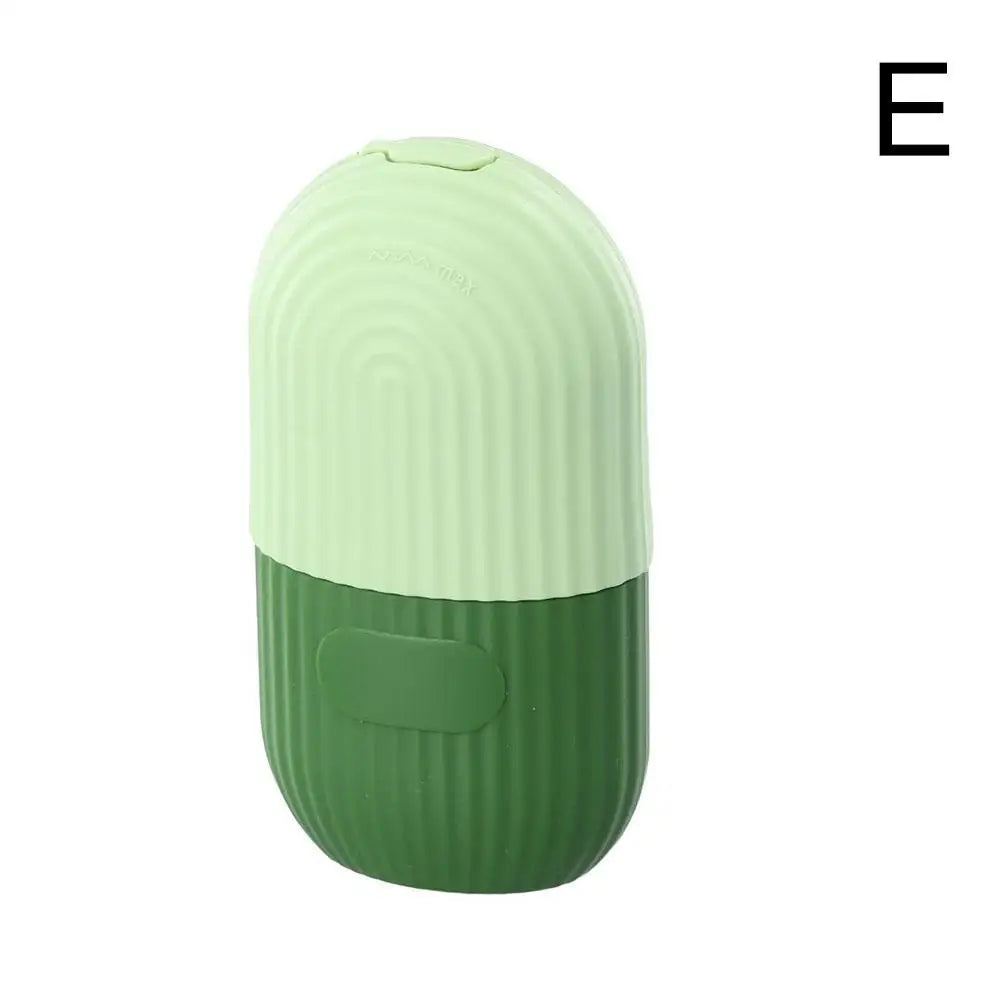 Silicone Ice Mold For Face Beauty Facial Ice Cube Mold Ice Roller For Face And Eye Icing Gua Sha Face Massage Skin Care Tool Oasis Select Bright Green