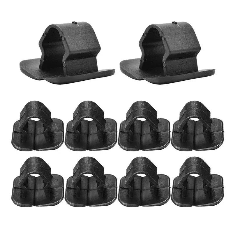 10/30/60pcs Car Bonnet Engine Hood Sound Deadener Insulation Clips For VW Lupo Passat Phaeton Scirocco Tiguan Holding Rivet Oasis Select