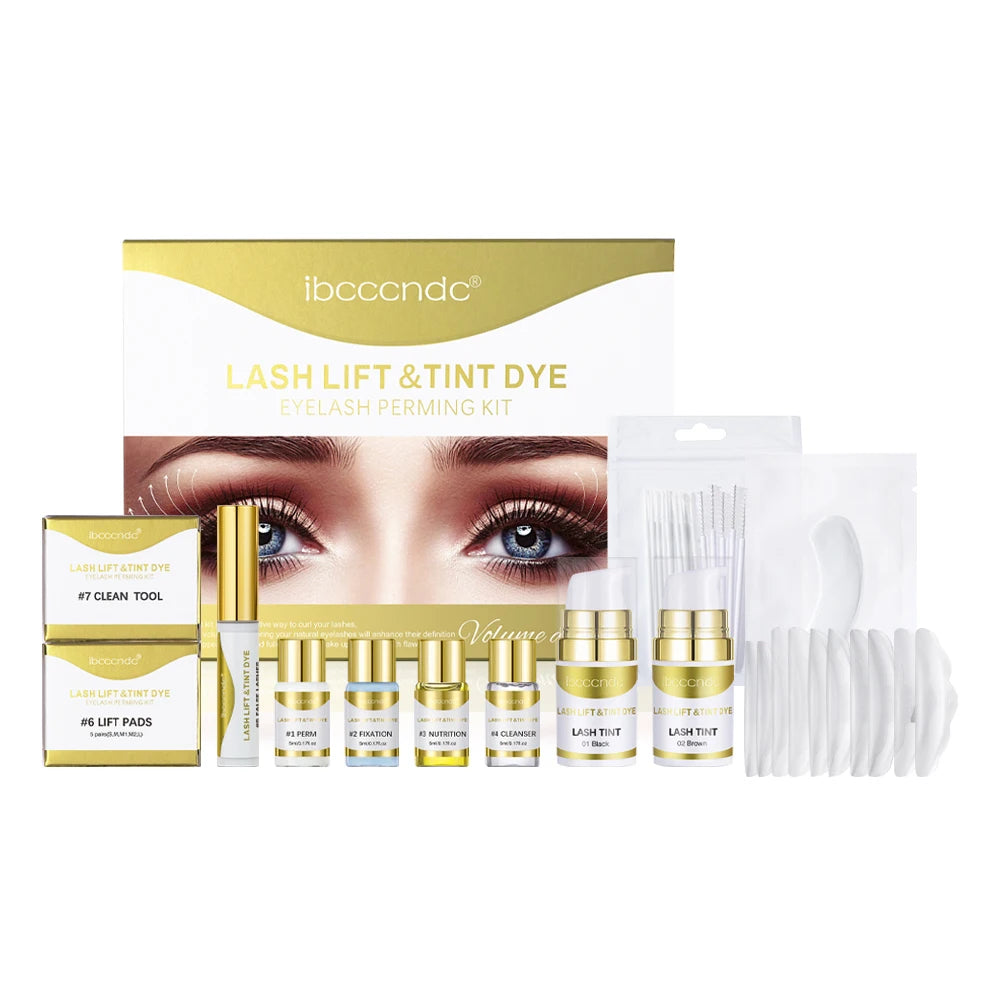 Brow Lamination & Lash Lift Tint Kit – Semi-Permanent Combo