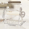 1pcs Rolling Tube Squeezer Toothpaste Dispenser Holder Multi-Purpose Cosmetic Cream Squeezer for Bathroom Makeup Organize Oasis Select Milky White