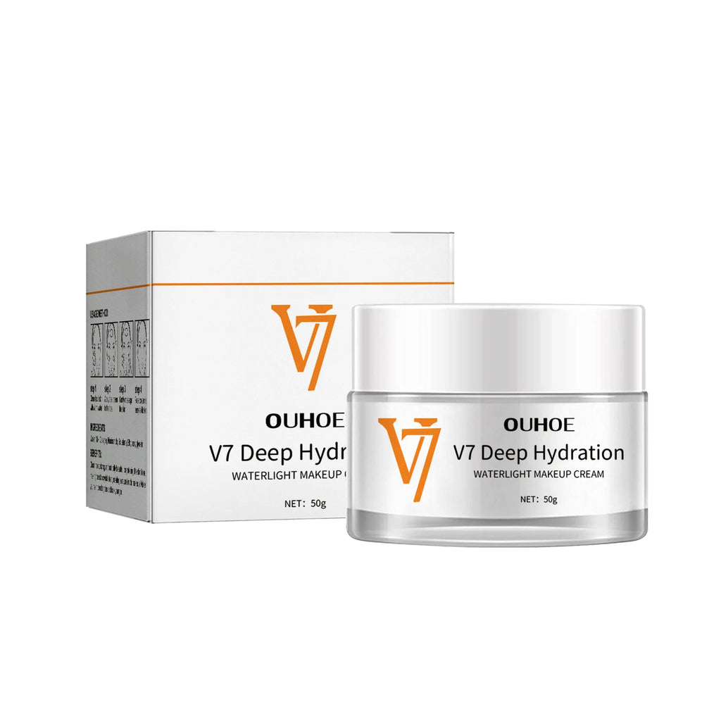 Face Cream Deep Hydration Waterlight Instant Whitening Moisturizing Cream Vitamin H Nourish Brighten Skin Tone Fade Blemishes Oasis Select 50g boxed