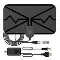 Cross-border indoor digital TV ground wave antenna extended sucker dvb-t2 antenna 4K Oasis Select black