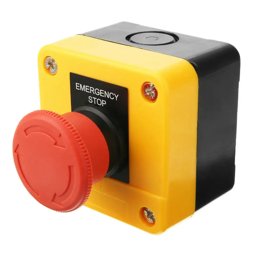 Red Mushroom Emergency Stop Push Button Switch NO/NC 240V 5A