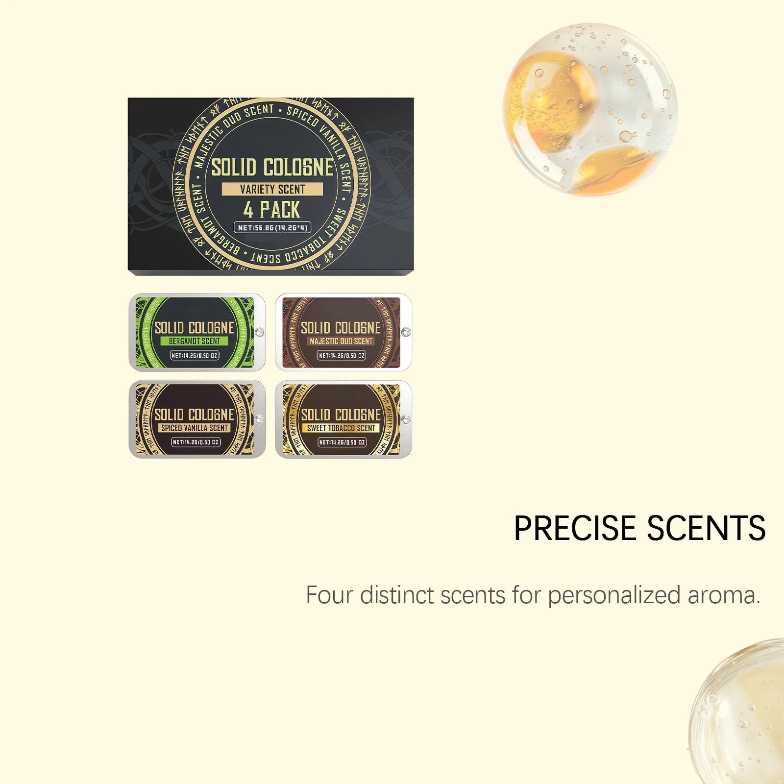 Fruit Woody Men Solid Perfume Lasting Scent Fresh Fruity Woody Scent Men Pheromone Perfume Gentle Portable Solid Fragrance Balm Oasis Select