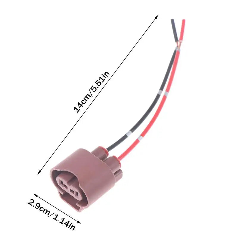 Fog Light Repair Kit, Lamp Socket Connector, 9006 HB4 Halogen Bulb, Two Harness Gauge Headlight Wire Oasis Select