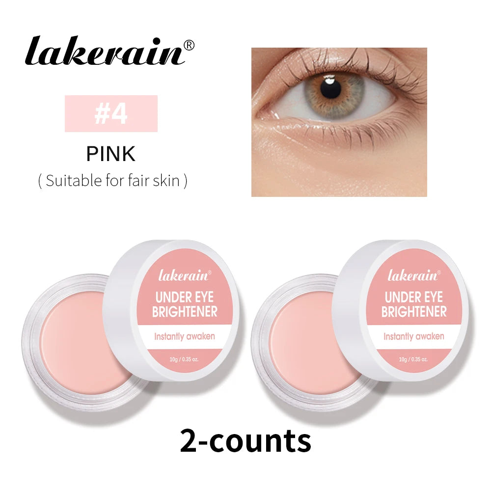 Under Eye Brightener Concealer Cover Anti Dark Circles Nourishing Light Texture Color Corrects & Brightens Concealer Eye Makeup Oasis Select 2pcs Pink