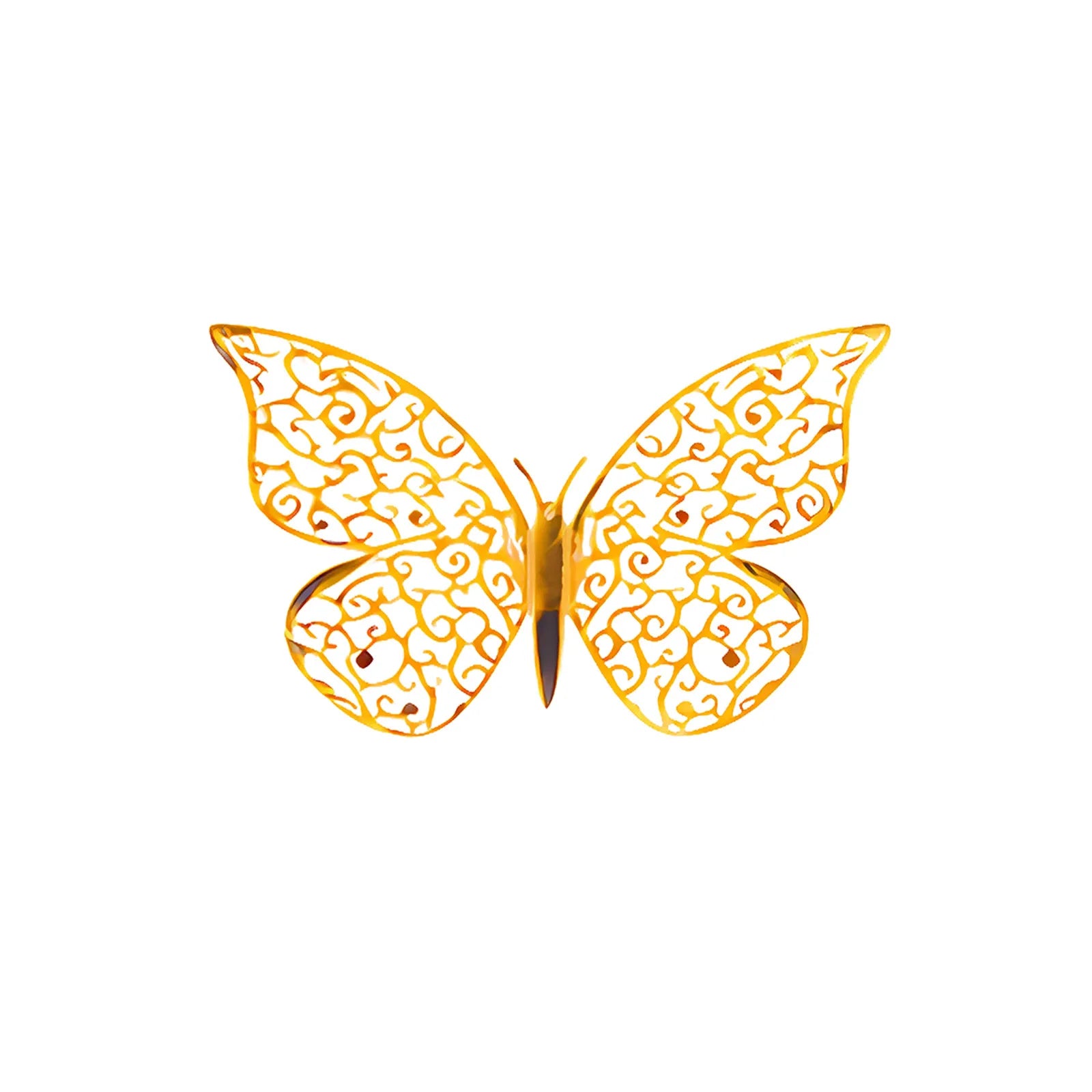 12-Pack 3D Laser Butterfly Wall Stickers – Party & Home Decor 3D Wall Stickers Oasis Select