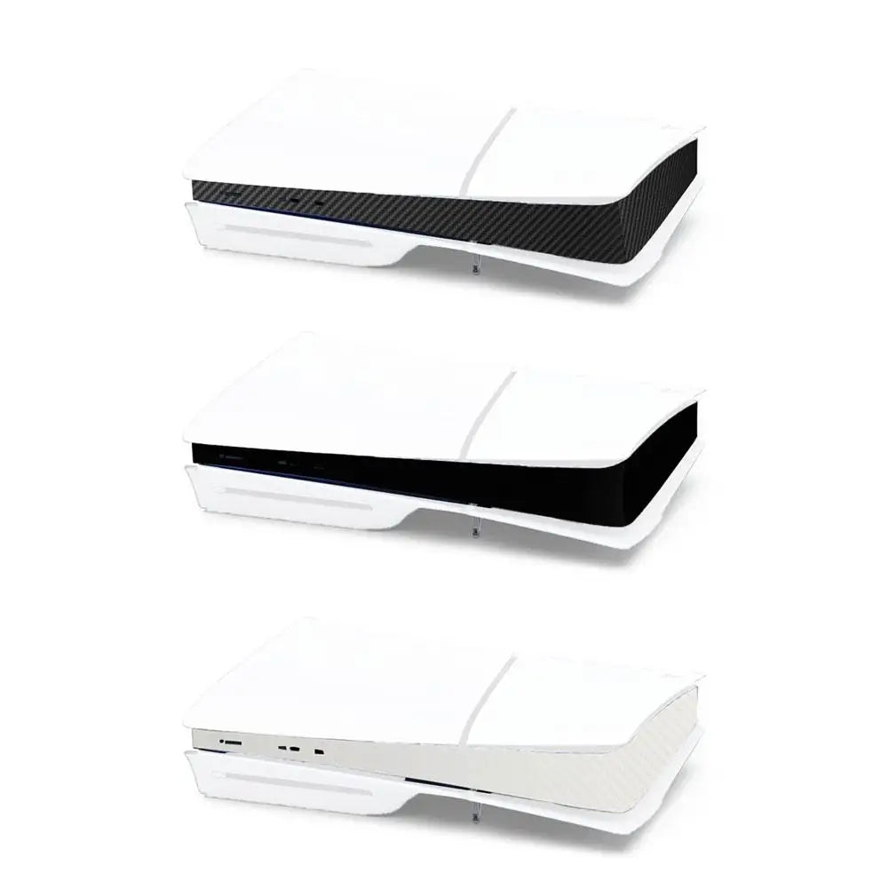 PS5 Slim Console Decal Skin Sticker – Matte & Carbon Fiber