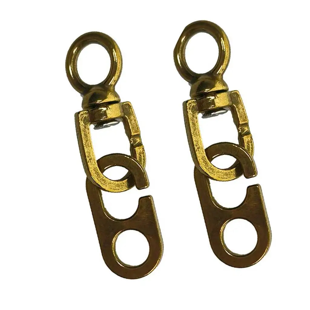 1/2pc Brass Metal Flag Swivel Snap Hook flag pole Attachment For Yachting Boat Sailing Oasis Select pcs2