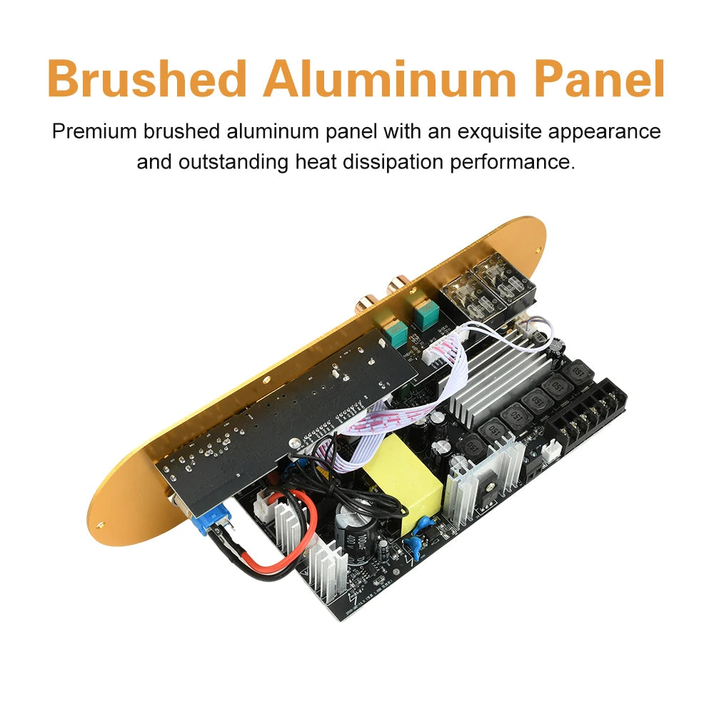Audio Amplification Board D900 Channel 2.1 HIFI Bluetooth 5.0 50W+50W+100W Digital Media Power Amplification Board Oasis Select