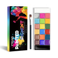 20-Color Body Paint Set – Waterproof & High-Pigment with Applicators