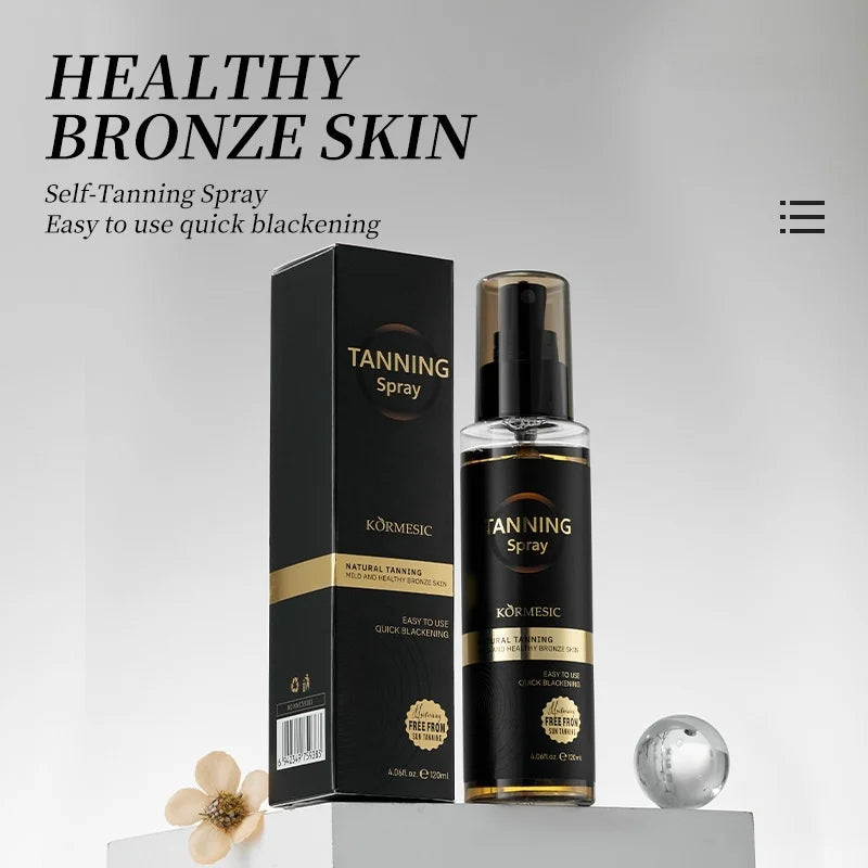 120ml Self-Tanning Spray – Even, Moisturizing Bronze Glow Self-Tanning Spray Oasis Select